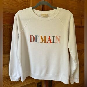 SÉZANE Demain Sweatshirt, Solitary Creation, size Medium.